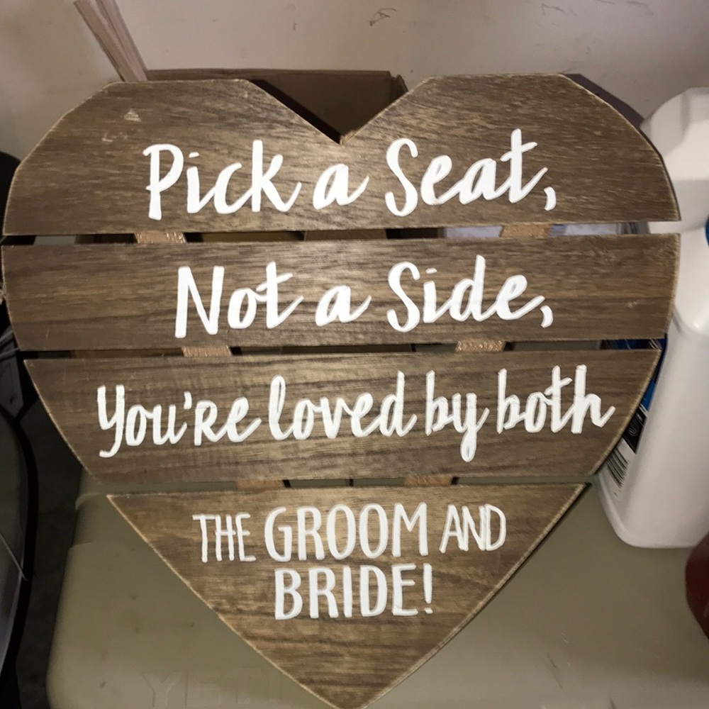 Wedding sign